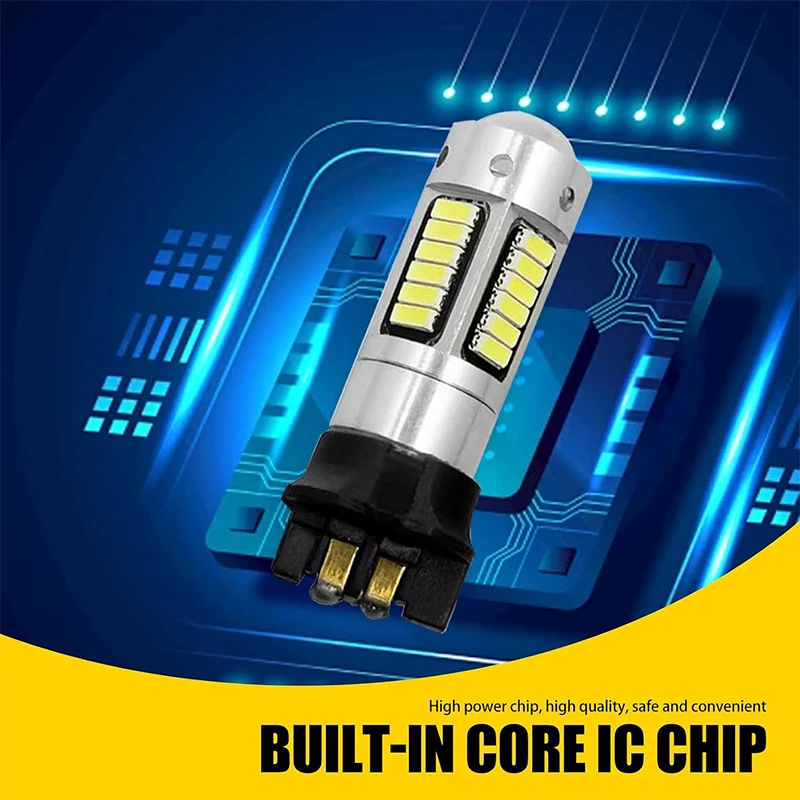 2pcs Canbus PW24W PWY24W LED Bulbs 3014 LED 30SMD DRL Fog Lamps For Audi BMW Vol