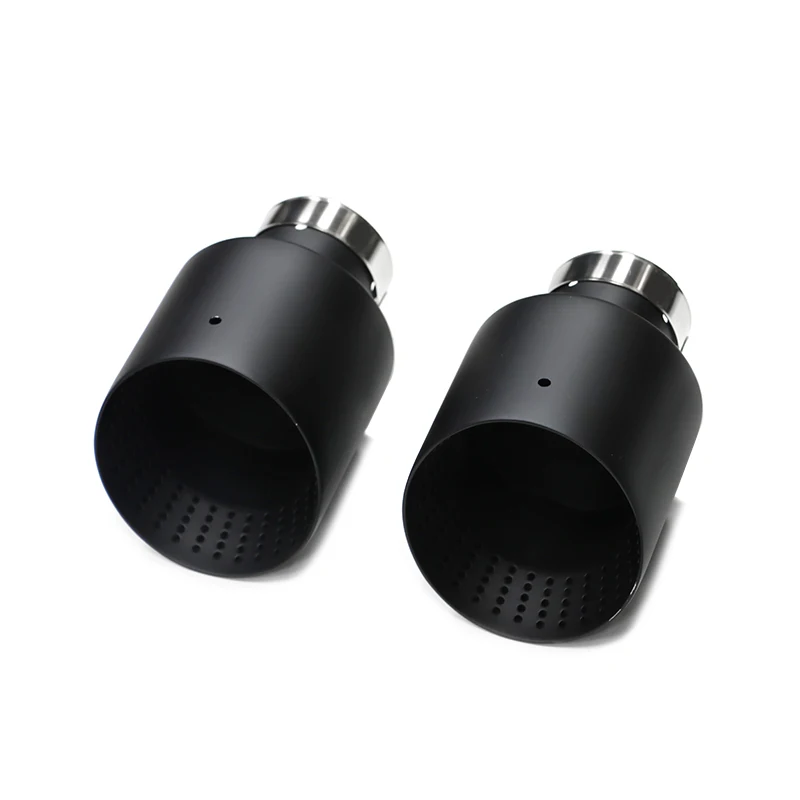 1 Pcs 304 Stainless Steel Single Exhaust Tip For Golf 7 MK7 GTI Muffler Tip For Golf R Exhaust System 60mm 63mm Universal Nozzle exhaust muffler tip,exhaust pipe muffler