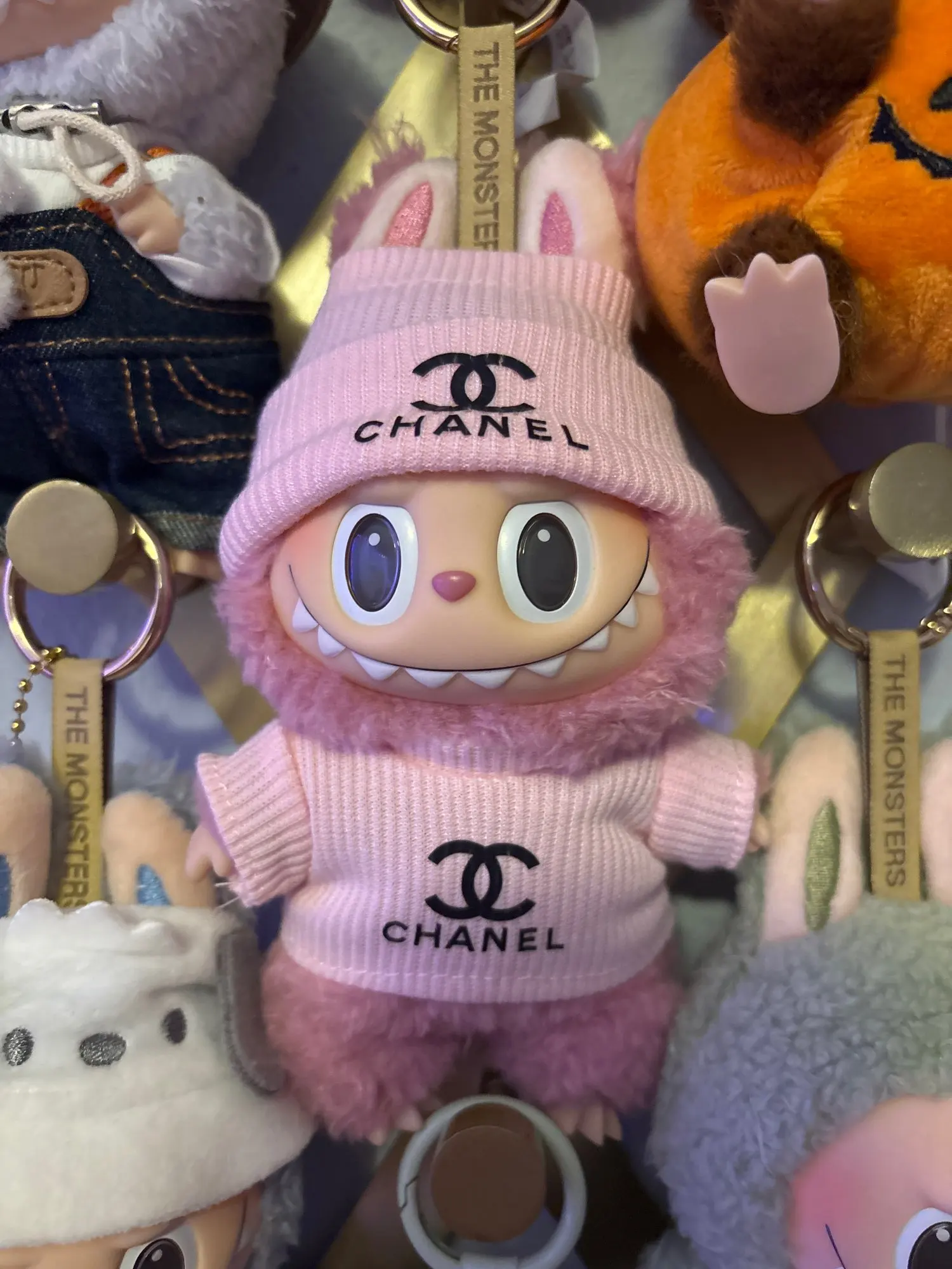 Labubu Doll Clothes - Fashion Overalls for V1/V2 15/17cm Plush Dolls photo review