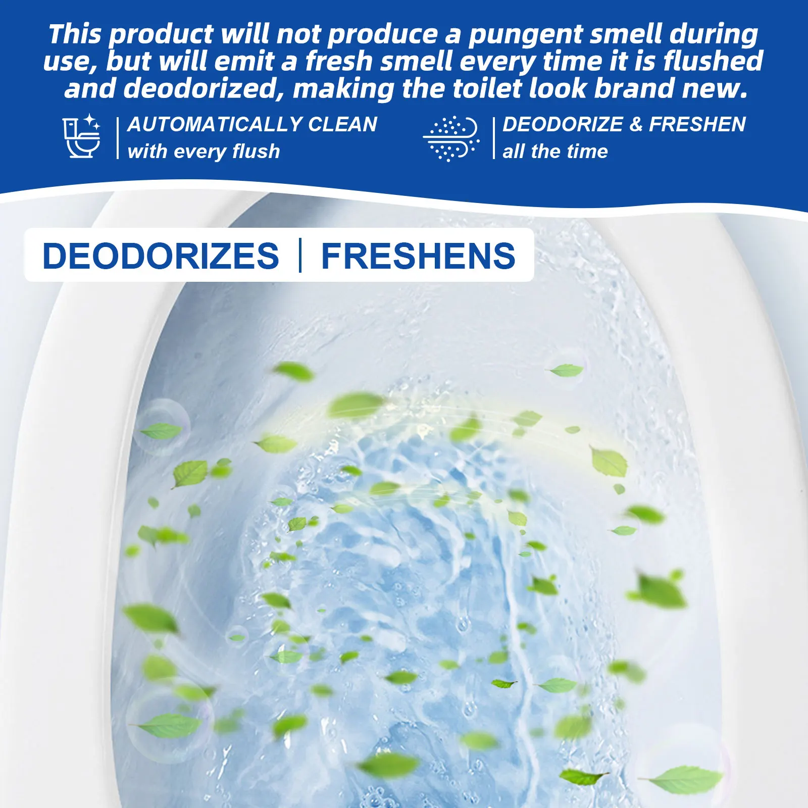 Automatic Toilet Bowl Cleaner Removes Rust Stains