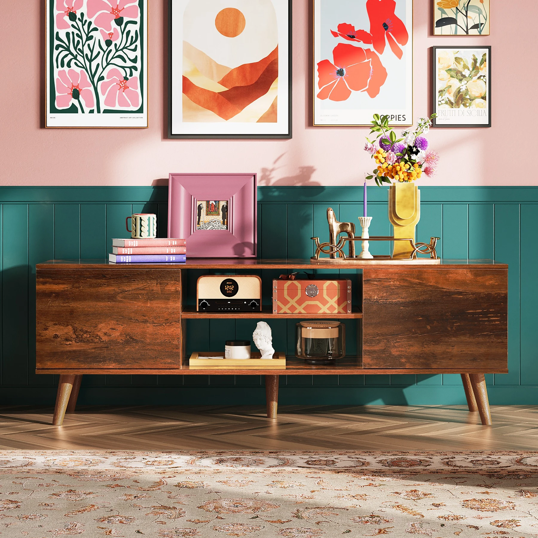 Ljustra Mid Century Modern TV Stand