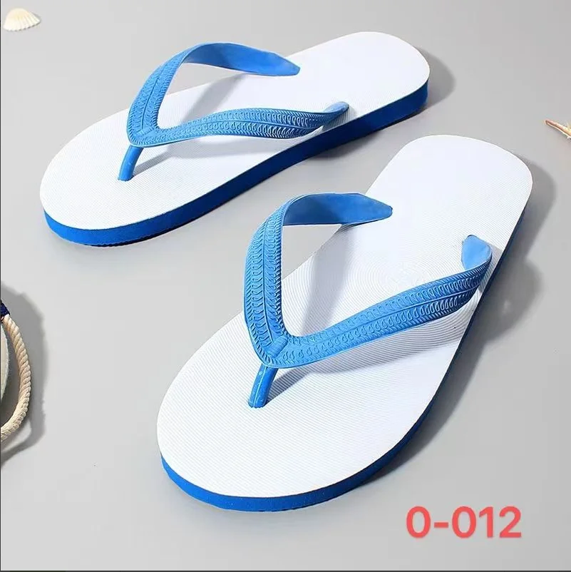 Flip-flops men's new fashion outer wear beach men's flat-soled non-slip rubber slippers
