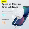 Baseus 20W GaN Charger PD Quick Charge Type C PD USB Charger with QC 3.0 Portable Fast Charger For Huawei Mate 30 4