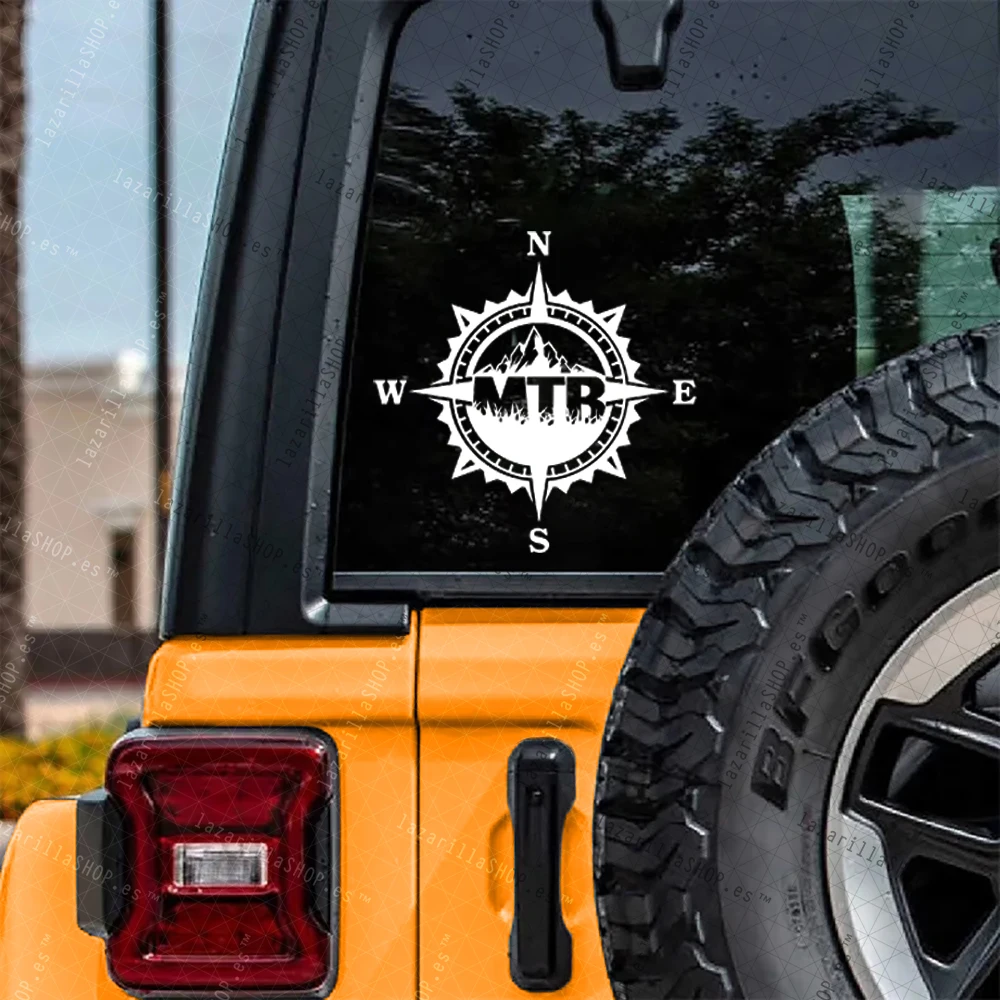 Bussola Mtb Sticker Pink Of The Winds Mountain Bike Sticker Adventure Sticker Mountain Bike All Terrain Trail Descent Crossdistance Enduro Marathon Al