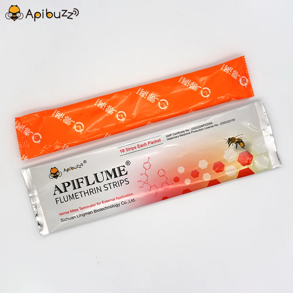 Beekeepers-Choice-Apibuzz-Apiflume-10-Unit-Pack-Flumethrin-Strips-for-Varroa-Mite-Treatment-Beekeeping-Material-for.jpg Méhészek Választása - Apibuzz Apiflume 10 Egységnyi Csomag Flumethrin Csíkok A Varroa Atkák Kezelésére Méhészeti Anyag Méhkövekhez - Image 2