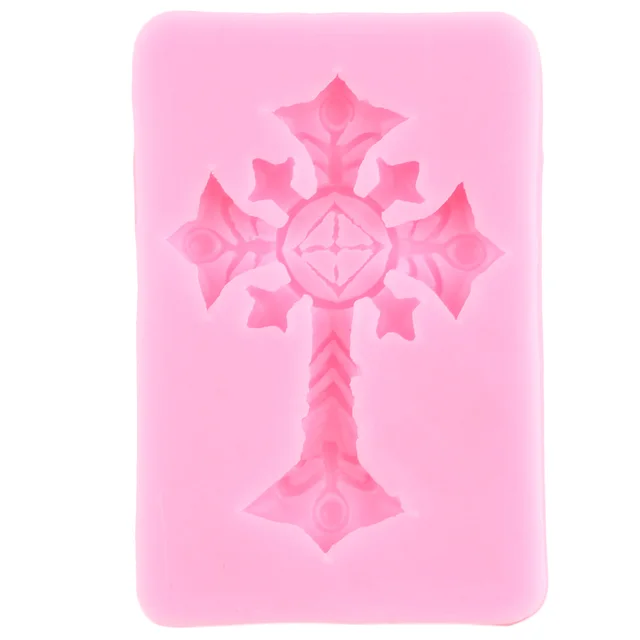 Kereszti Szilikon Penész Barkács Fondant Sütemény Díszítő Szerszámok Cupcake Topper Cukorkás Agyag Gyanta Csokoládé Gumpaste Penészek - Image 5