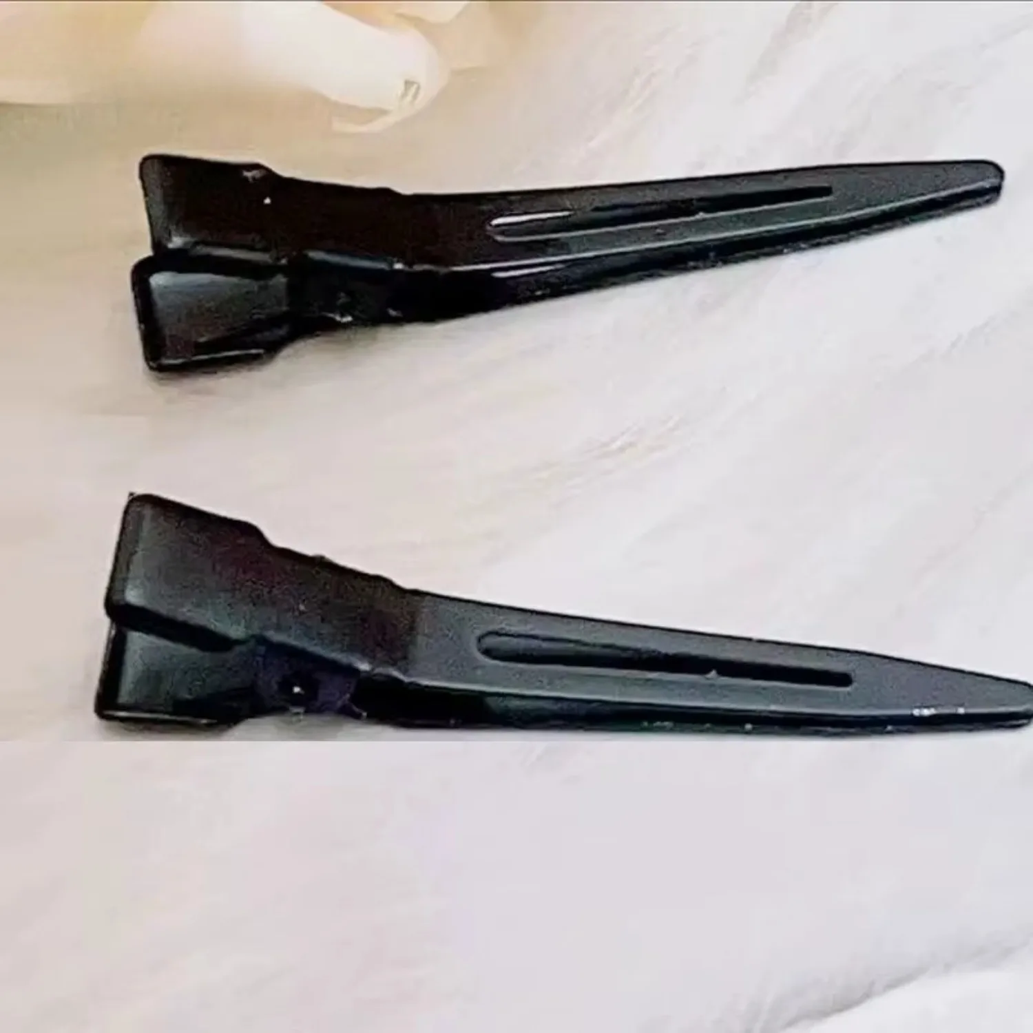 Hair Clips 10PCS Black Duckbill Nonslip Alligator for Barber Salon Styling Dying Accessories