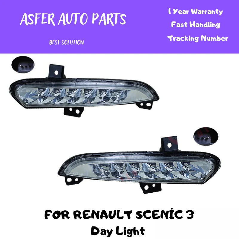 Дневная подсветка для Renault Scenic 3 Mk3, левая и правая, OE