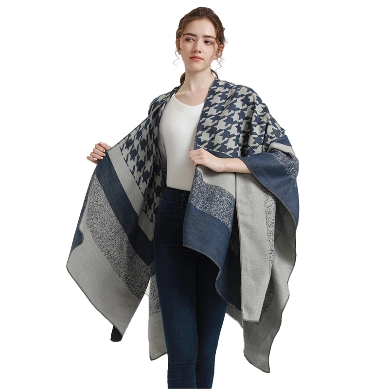 

Poncho Woman Cardigan Women Women's Ponchos Pareos New Elegant Women's Shawls Winter Female Scarf Cardigans Capes Luxury Scarves