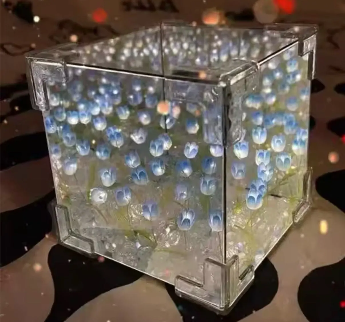 DIY Tulip Flower 3D Cube Lamp photo review