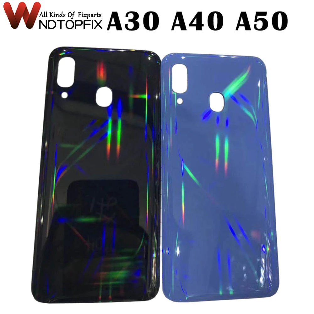 Новинка задняя крышка батарейного отсека для Samsung A30 Задняя стеклянная корпуса A40