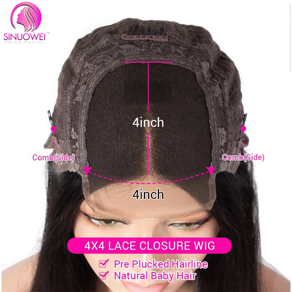 EMMOR Handgebundene Lace-Front-Peru00fccke, 100% Echthaarperu00fccke Fu00fcr Frauen