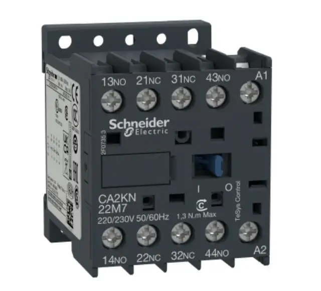 

CA2KN22M72 заменяется на: реле управления CA2KN22M7, TeSys K, 4P(2NO + 2NC), 690 В, 220...230 В катушка переменного тока