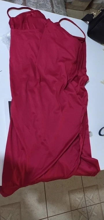 Luxe Polyester Wrap Beach Dress - Flattering Summer Cover-Up photo review