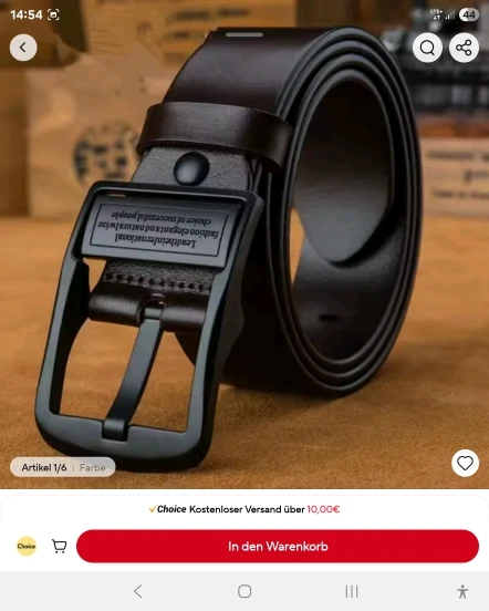 MIDNIGHT SOVEREIGN™ – Black Buckle Genuine Leather Belt photo review