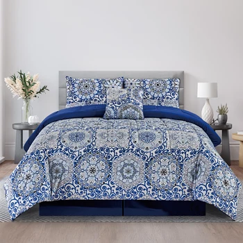 LUX Décor Reversible 5‑Piece Comforter Set