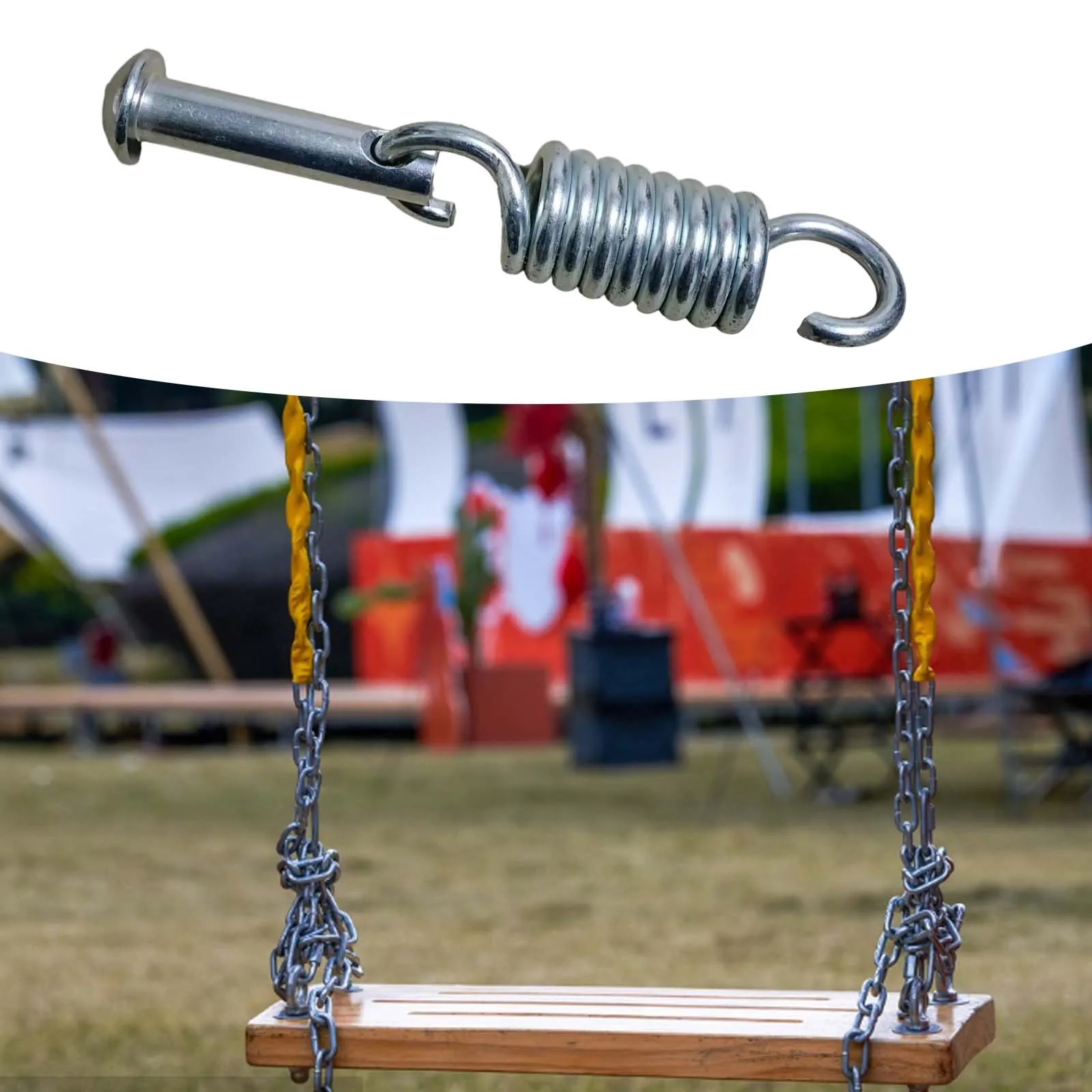 Cross Swing Spring Steel Extension Spring Stable Home Hammock for Swings Hammocks Hanging Chairs Heavy Bags Attachments camping hammock swing spring