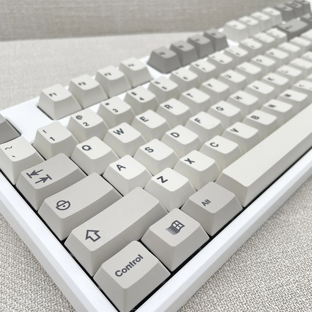 Keycap, Perfil Cereja Retro, ISO, 141 Caps Chave, DIY, DYE-SUB, 9009