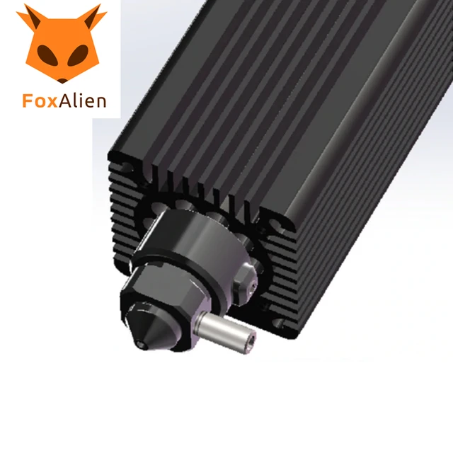 FoxAlien Air Assist Aluminum Nozzle for FoxAlie 20W Laser Cutter, Laser Engraver Kit Only Compatible with FoxAlien 20w Laser 1
