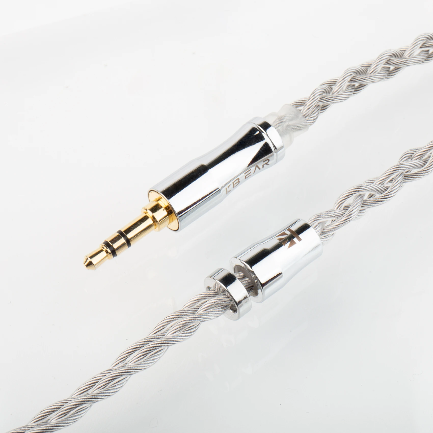 Kbear Chord 6n Grafeno e 4n Ofc Prata-plated Mixed Trançado Upgrade Cabo Mmcx Conector 2pin Fone de Ouvido Acessório - Image 4