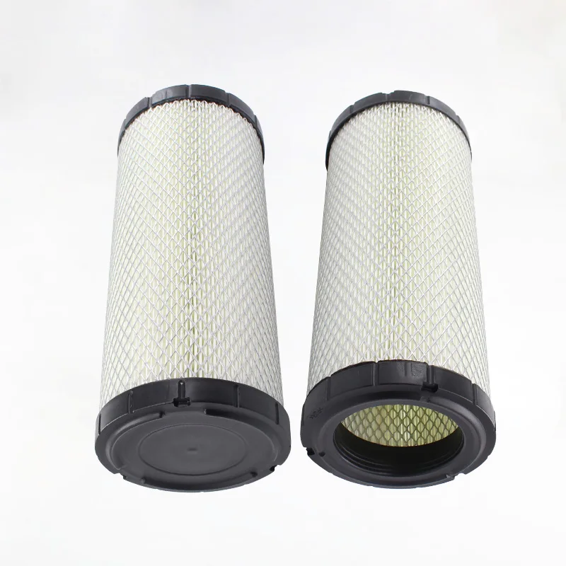 Air Filter Set (46489 & 46490) - Outer & Inner Radial Seal Filters, Compatible With Wix, Donaldson, For Tractors