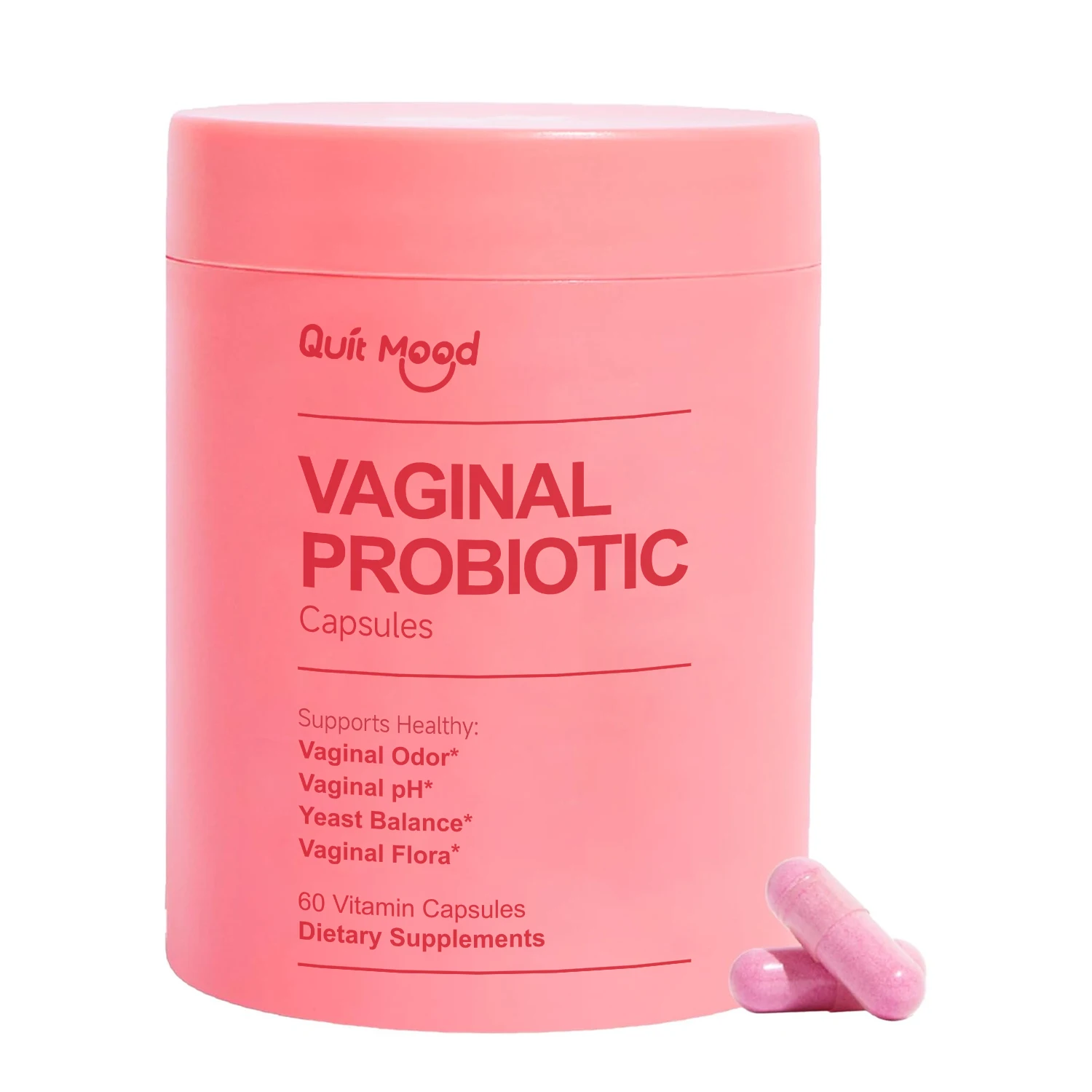 Probióticos para mujeres Equilibrio del pH con prebióticos y mezcla de probióticos Lactobacillus: promueven un olor y una flora saludables