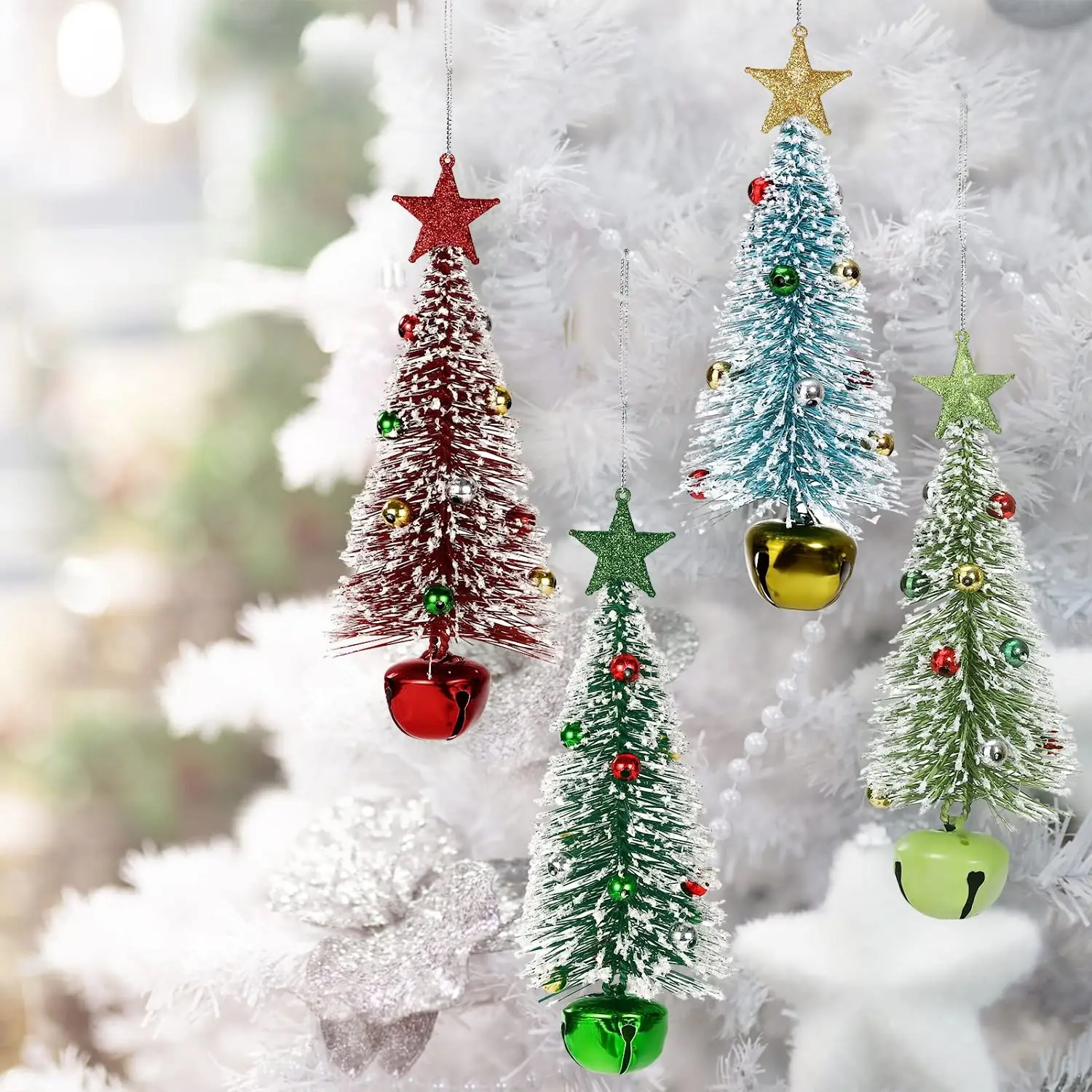 

Christmas Decoration Xmas Tree Small Cedar Pine For Home Room Decor Halloween Party New Year 2022 Navidad Ornaments Accessories