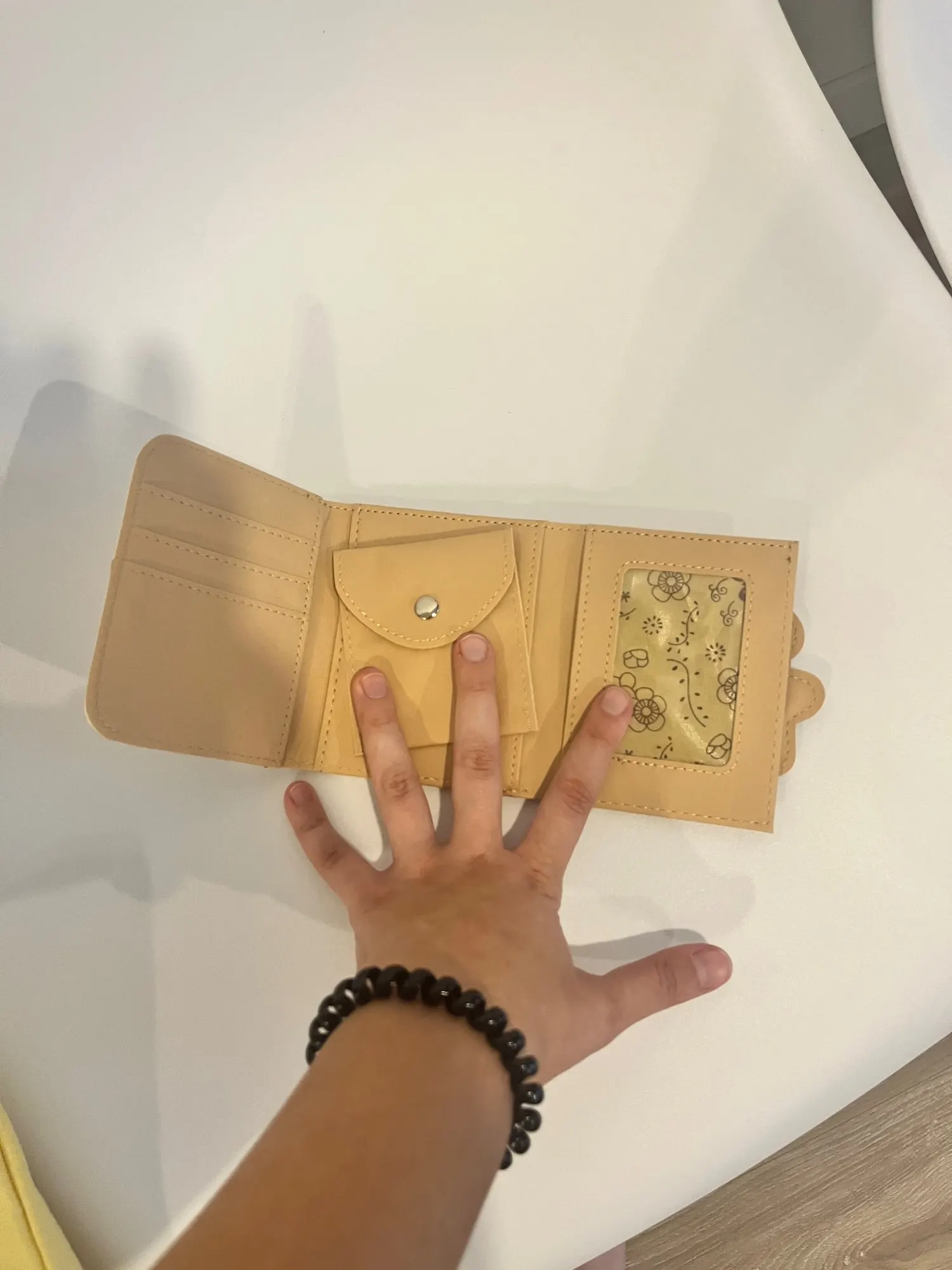Wabilu Cute Bear Trifold Wallet For Women & Girls | PU Leather Small Card Holder With ID Window - View #3