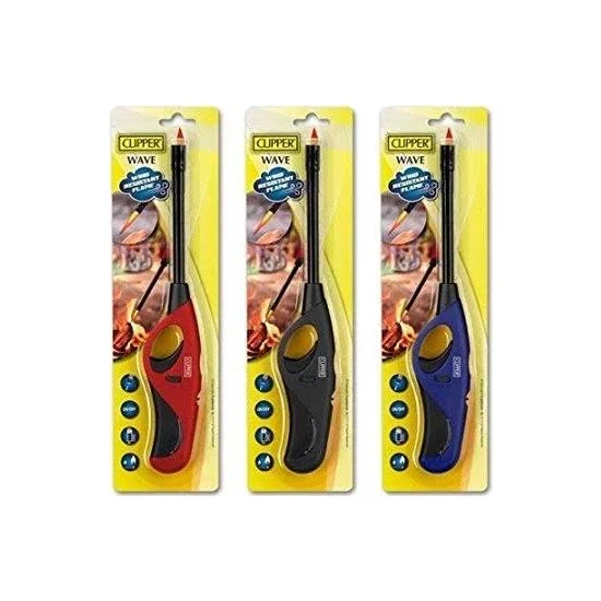 

Kitchen Lighter Wave Wind Resistant Flame 3 pcs