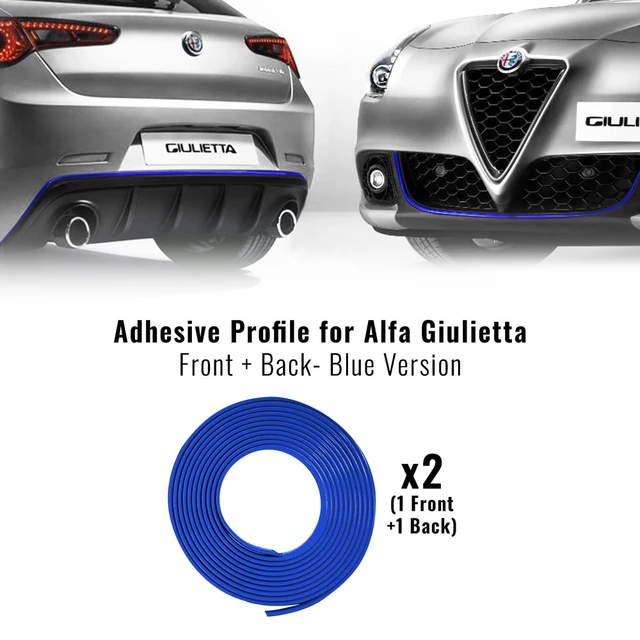 Profilo Adesivo per Dam Paraurti Anteriore + Posteriore Alfa Giulietta -  AliExpress