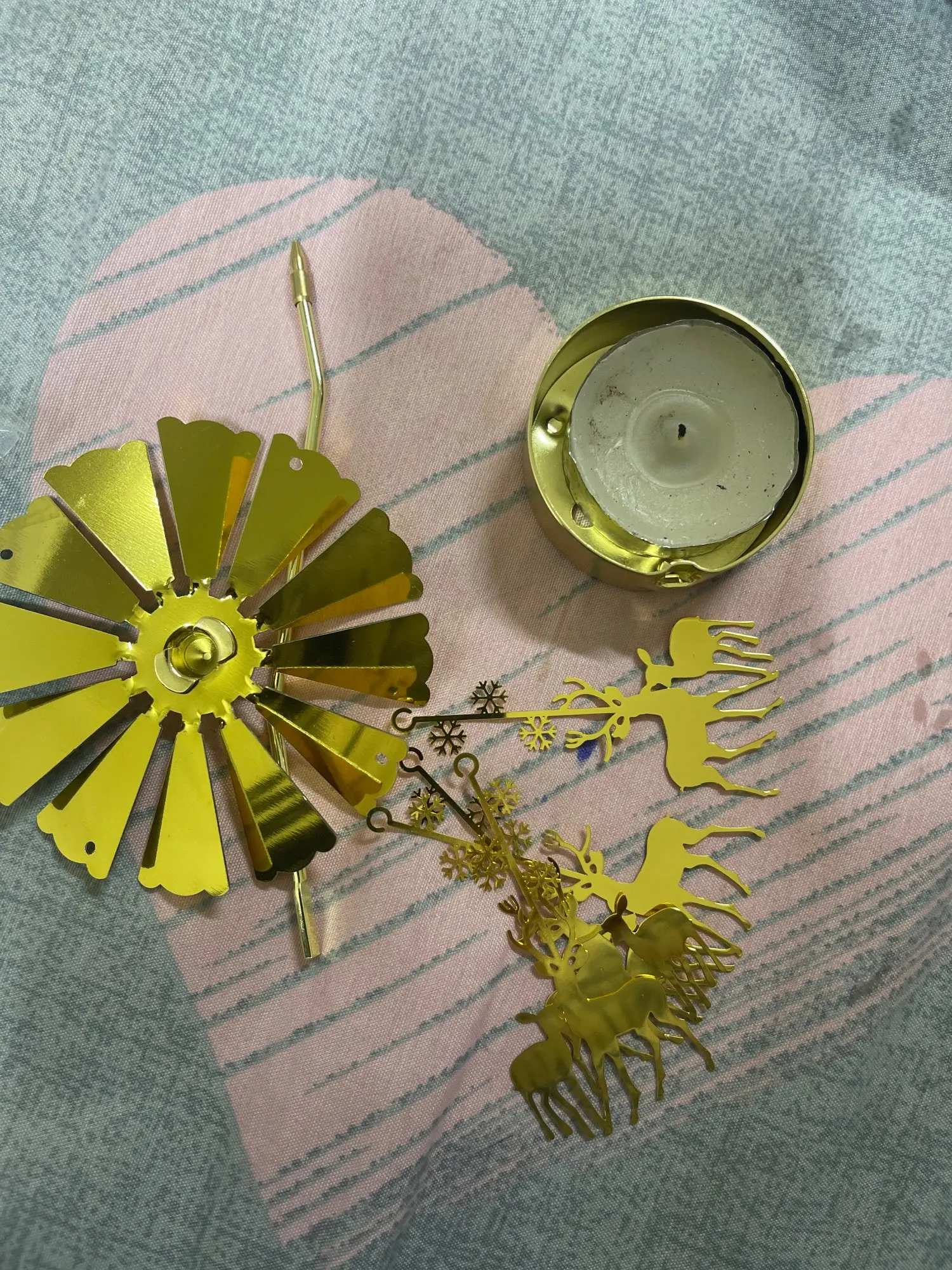 Metal Hot Rotating Candle Holder photo review