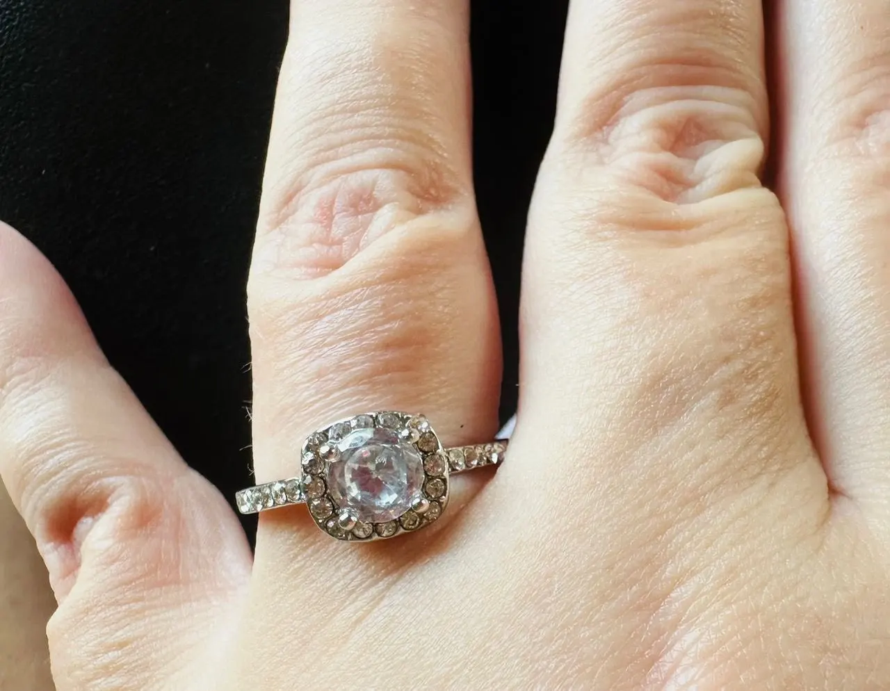 Classic Silver Color Wedding Rings photo review