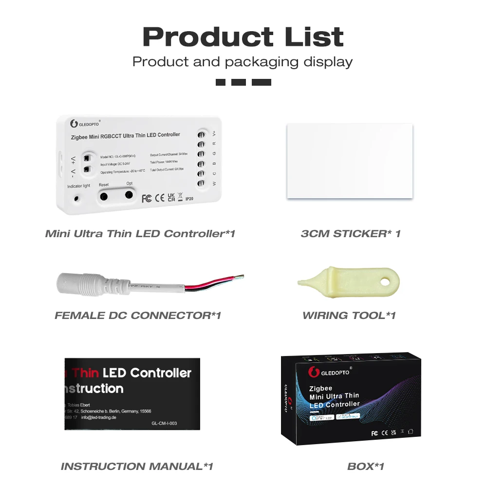 wwcw led luz tira controlador tv backlight