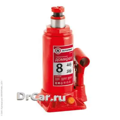 AUTOPROFI DG-08 DG-08_домкрат! бутылочный гидравлический 8 тонн защита от перегруза высота