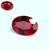 Pretty Ruby Gem Oval Faceted Cut VVS Loose Gemstone UV Test Ruby for Jewelry Making Materials 5