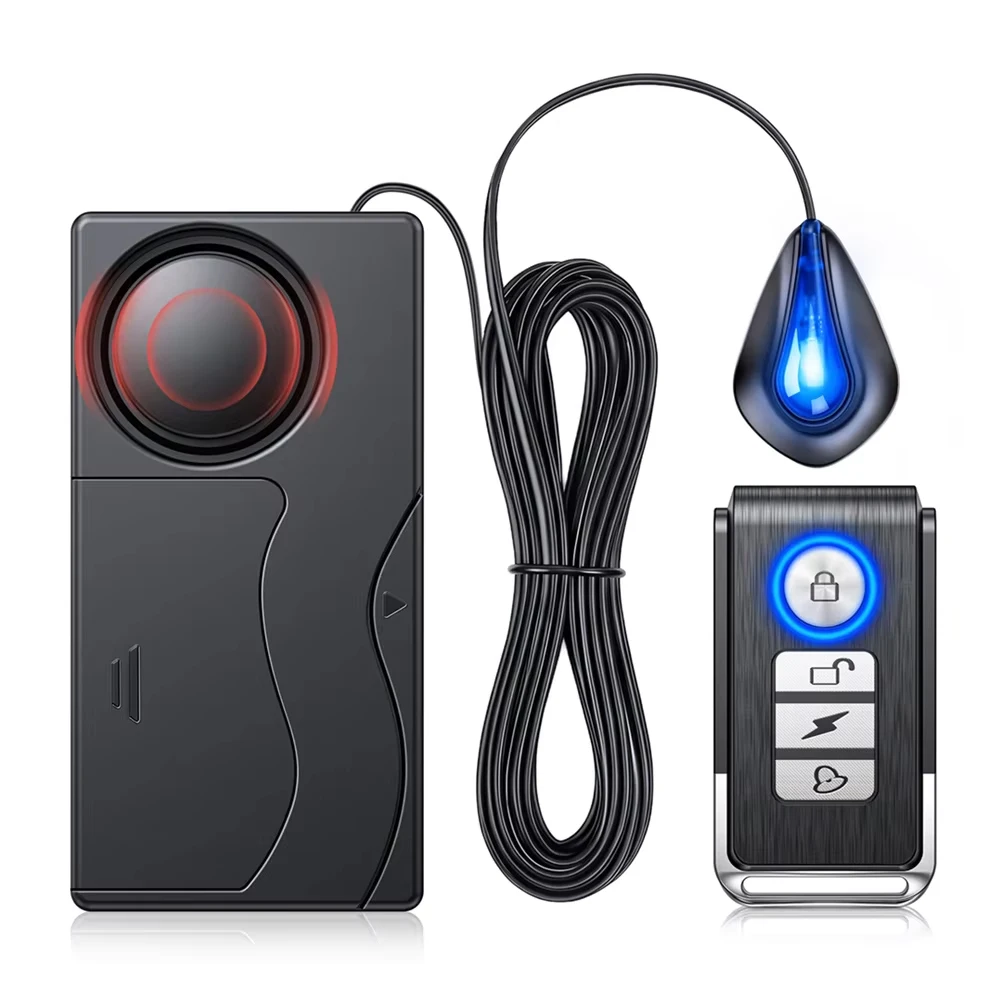 Advanced Car Anti-Theft Alarm with 110dB Vibration Sensor & Remote Control