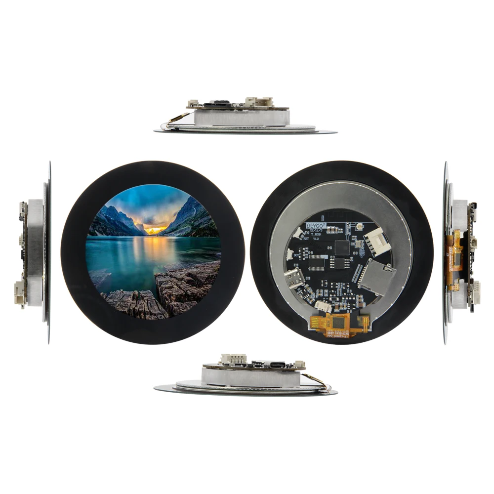 ® T-RGB ESP32-S3 2.8 inch LCD Touch Round Display ST7701S Screen ESP32-S3R8 Deve