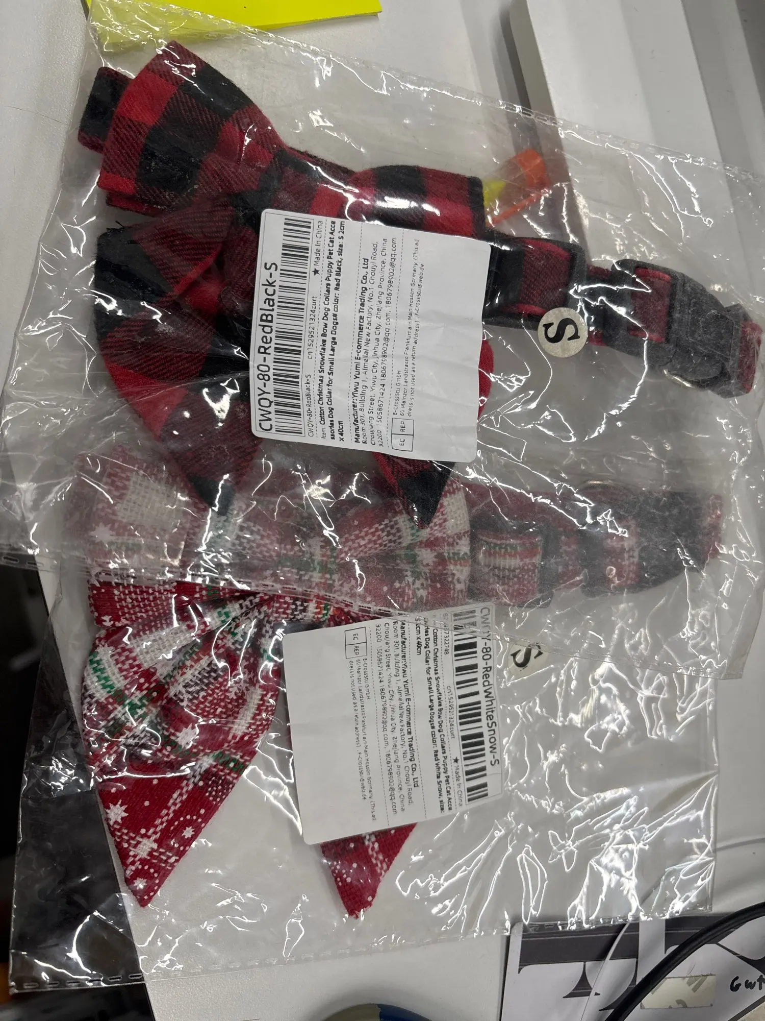 Peture® Christmas Snowflake Collars