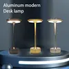 LED Rechargeable Touch Desk Lamps Night Light Table Lamp Cafe Bedroom Bar Modern Minimalist Decoration Bedside Table Lamps Gifts 2