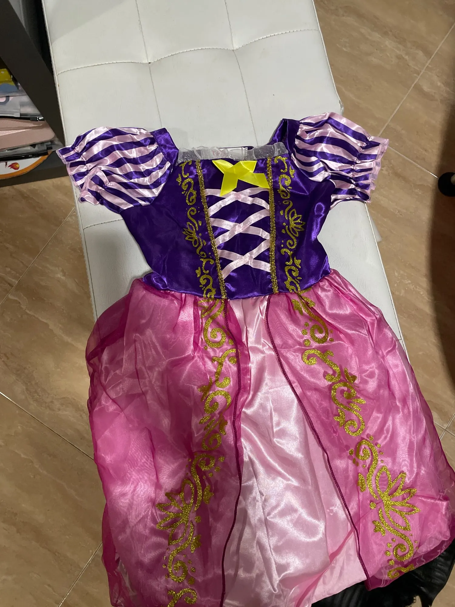 Vestido de Elsa Anna para niñas, vestido de princesa para carnaval, disfraz de flores para desfile de Jasmine Rapunzel, disfraz de Navidad para Cosplay photo review