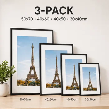 Black Aluminum Frame Set 1