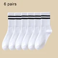 6 Pairs White A