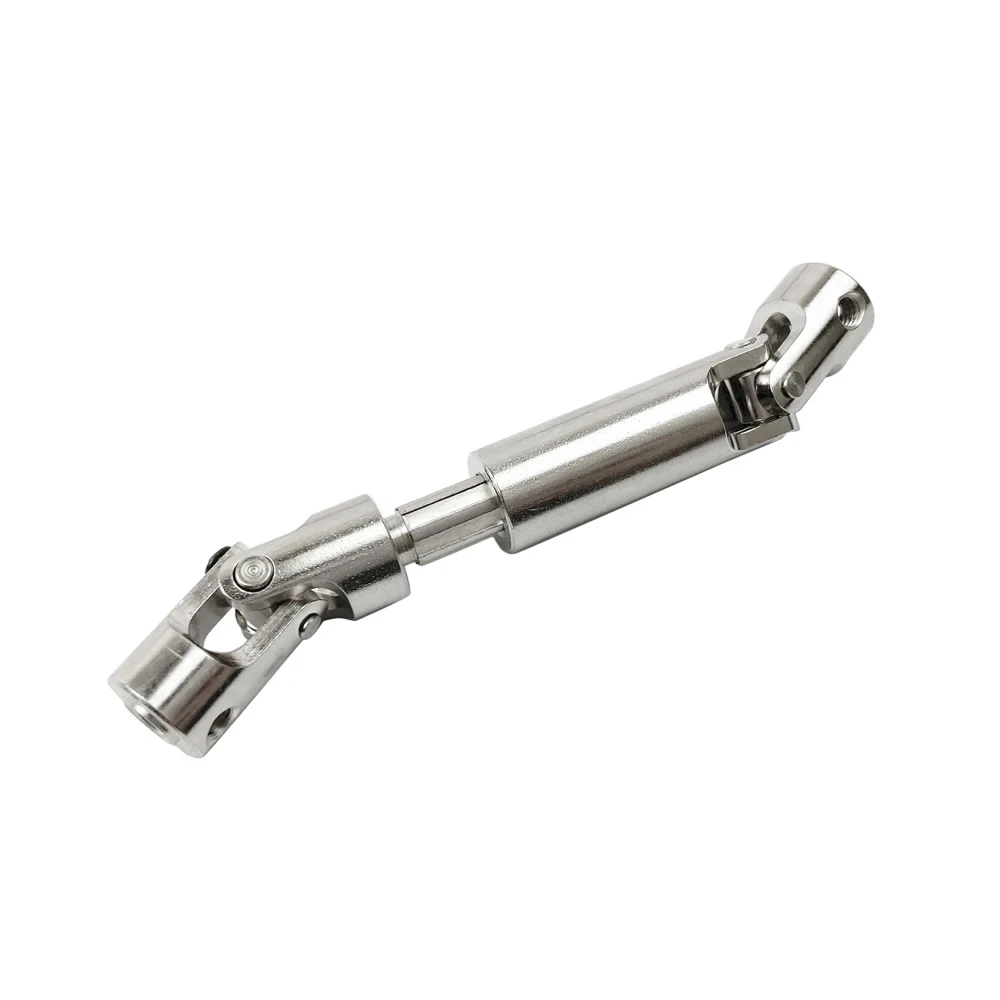 1 Pcs Telescopic Universal Drive Shaft High Hardness Iron Drive Shaft Suitable For 1 10 SCX10