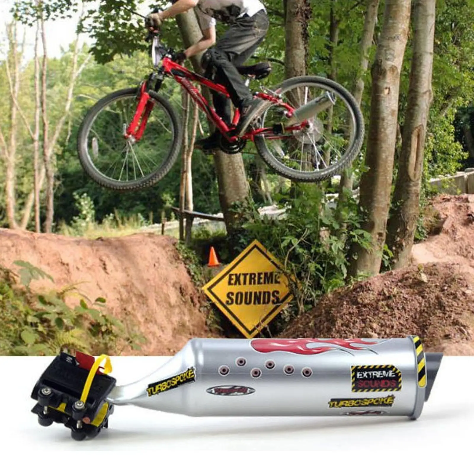 Bicycle Exhaust Sound System with Sound Effect Motorcycle Noise