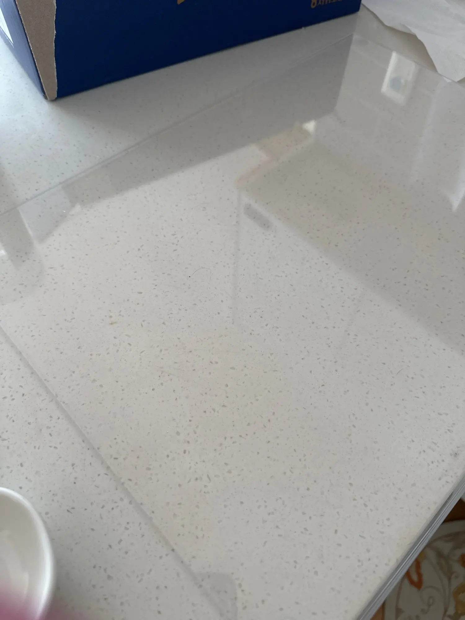 Acrylic Anti-slip Transparent Cutting Board with Lip for Kitchen Counter Countertop Protector photo review