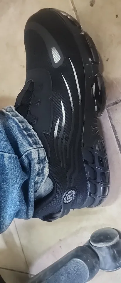 Men's Safety Work Boots with Steel Toe and Air Cushion Sole