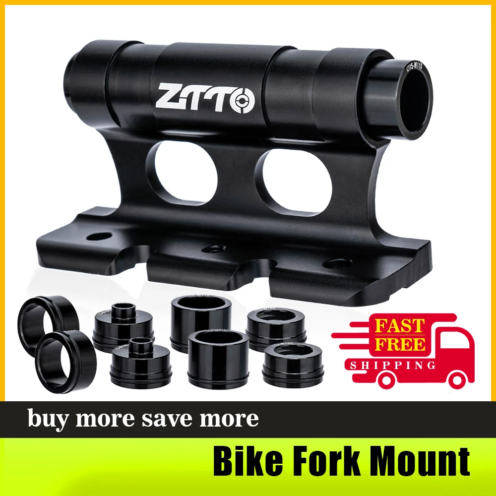 Bike Fork Mount Quick Release Thru Axle Carrier Front Fork Block Car