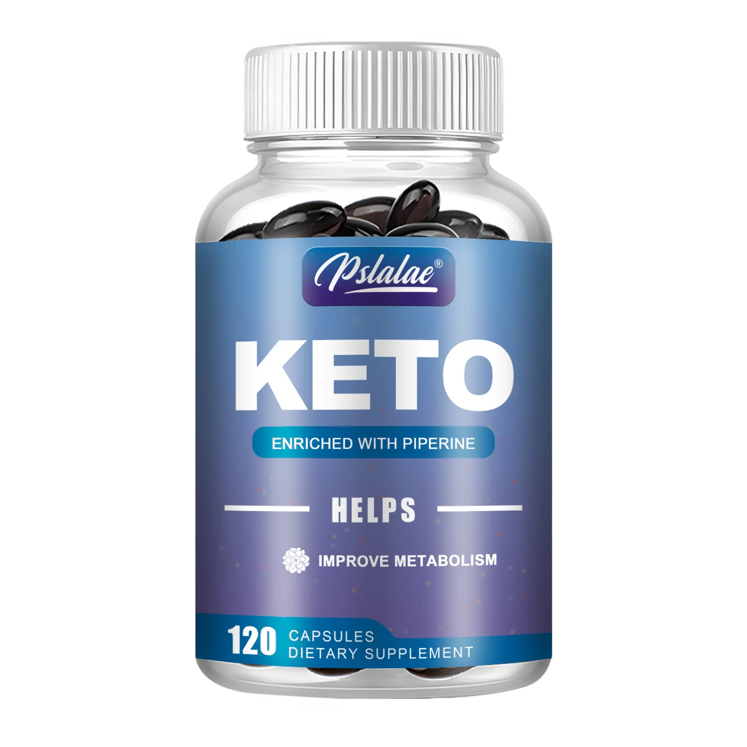 Keto: quema de grasas, mantiene un peso saludable y mejora la digestión - 120 cápsulas