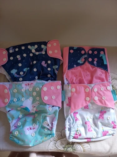 Kit de Fraldas Ecologicas Com 4 Peças Happy Flute photo review