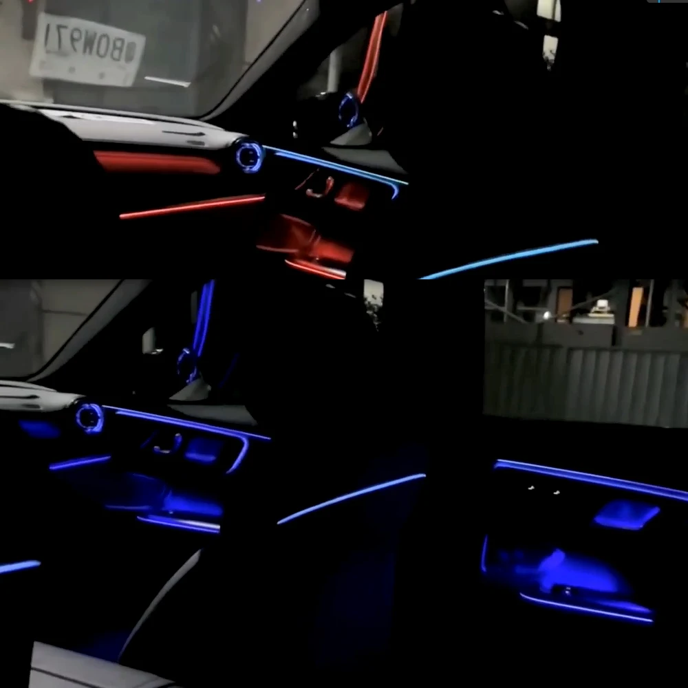 

Универсальный окружающий свет. Обновите интерьер автомобиля вкусно. Доступно для всех транспортных средств. Установка вставки с кнопкой управления